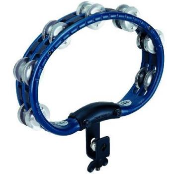 MEINL Percussion Tambourine Traditional ABS Tambourine Aluminum Jingles Blue TMT2A-B []