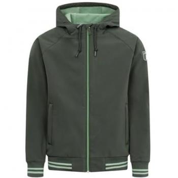 Derbe Softshelljacke Helgoby, Herren, Kapuze, grün