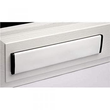 2 UNIVERSAL FIT Letterboxes Letter Plate Box Flap Plate Front Door UPVC Wood