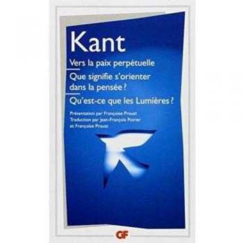 Vers la paix perpétuelle