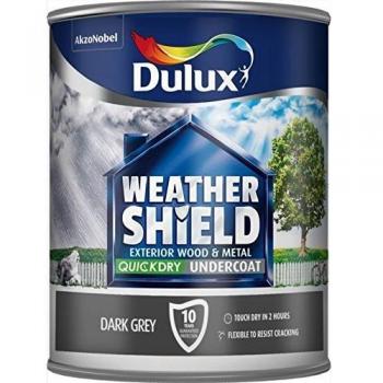 Dulux Weathershield Quick Dry Undercoat Grey, 750ml