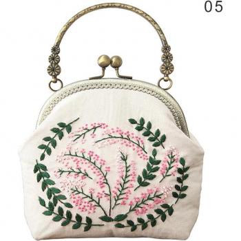 Embroidery Cross Stitch Handbag Set