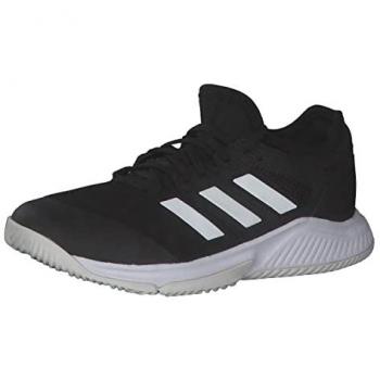 Damen Court Team Bounce Volleyballschuhe von adidas in CBLACK/FTWWHT/SILVMT