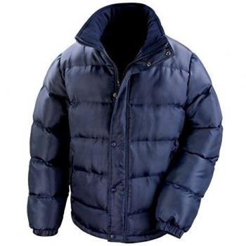 Navy Nova Lux Men's Full-zip Coat
