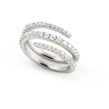 Anello Lovelight Inox Bianco