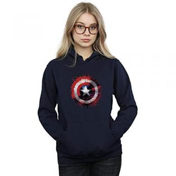 Marvel Captain America Art Tee‑Hoodie Navy