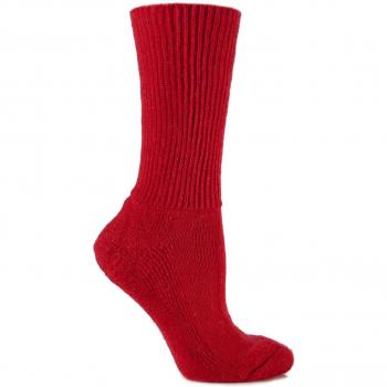 SOCKSHOP London Red Mohair Cushion Socks