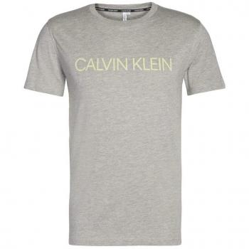 Grey Heather Relaxed Crew Top by Calvin Klein – XL