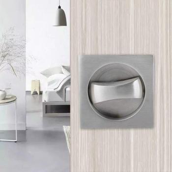 Serrure de porte coulissante discrète salle de bain