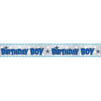 Banner Striato per Compleanno Maschietto
