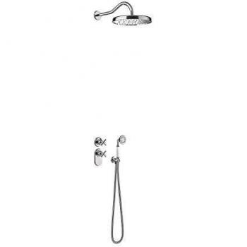 Tres CLASIC 2-Wege-Duschthermostat-Unterputz