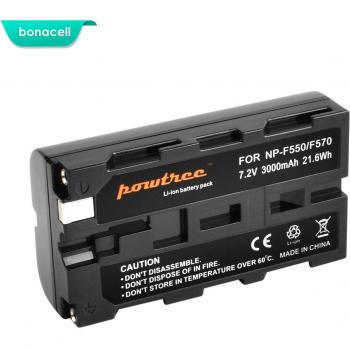 Bonacell 3000 mAh NP‑F550 – Compatible NP‑F330/530/570/730/750