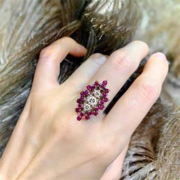 Anello Glamour Dorato US 10