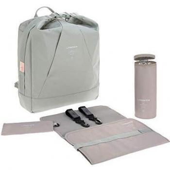 Nachhaltiger Wickeltasche Rucksack Mint – Für unterwegs