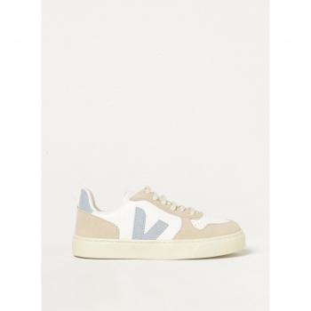 Veja White V-10 Sneakers for Boys
