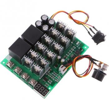 DC PWM Motor Controller 10-55V with Reverse Switch