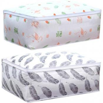 Flamingo-Shaped Quilt Storage Bag