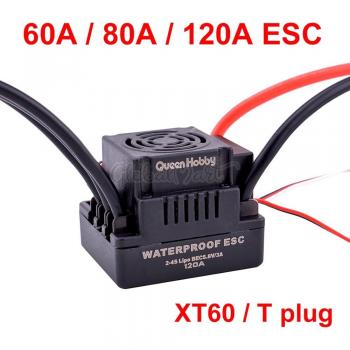 S-80A Brushless ESC Electric Speed Controller with 5.5V / 3A BEC for 1/10 RC Car