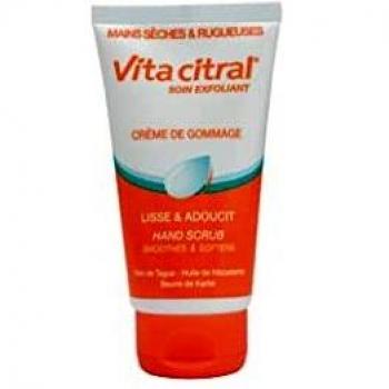 VITA CITRAL SOIN EXFOLIANT MAINS CRÈME DE GOMMAGE MAIS SÈCHES ET RUGUEUSES