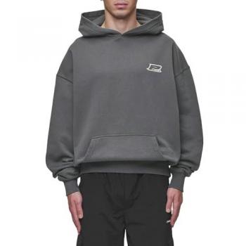 Herren Hoodie Pegador Fox Grau Größe S