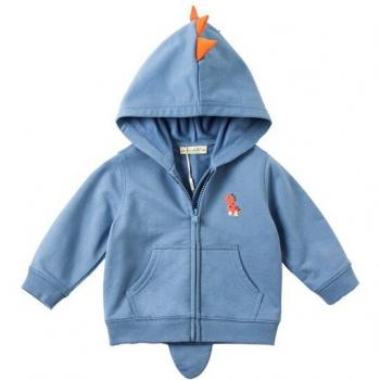 Dave Bella Infant Toddler Cartoon Hooded Outerwear with Pockets