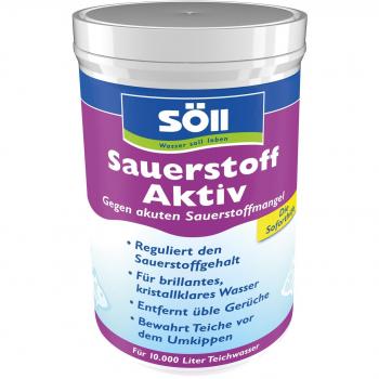 Söll SauerstoffAktiv 1 kg für 10000 L Teichpflege gegen akuten Sauerstoffmangel