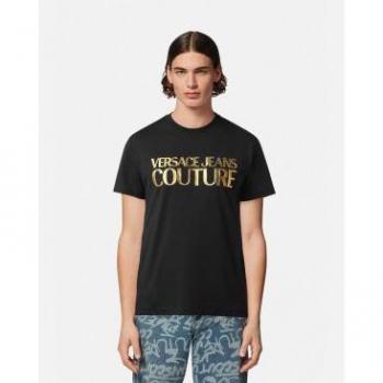 Versace Jeans Couture Maglietta Logo Nero