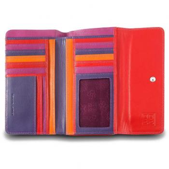 Grande Dudu Fucsia RFID Porta Contanti Donna
