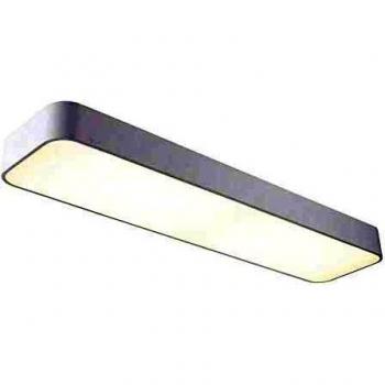 Rectangular Fusion Flush Mount Light, 5100lm, 85W LED, 4000K White, Acrylic