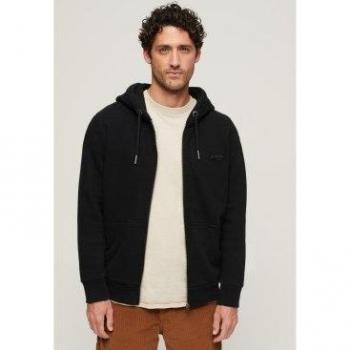 Sudadera con capucha y cremallera para hombre de Superdry, logo destacado