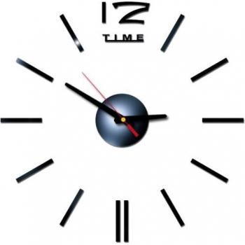 Reloj de Pared Decorativo 3D con Espejo, DIY, 40cm de Diámetro