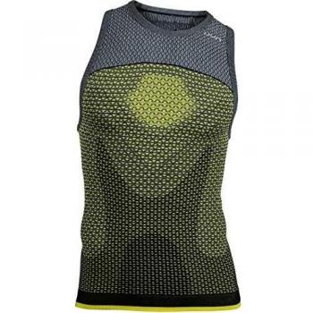 Vêtement athlétique UYN Alpha Ow Débardeur masculin, couleur jaune/gris