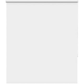 Roller Blind Blackout White 130x130 cm Polyester