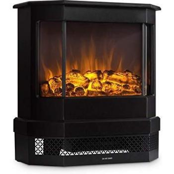 Klarstein Castillo Electric Fireplace Black