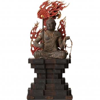 Palm‑Bearing Fudo Myoo Buddha in Black