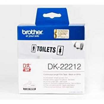 White Continuous Label Film 62mm by 15.24m – Brother DK22212
