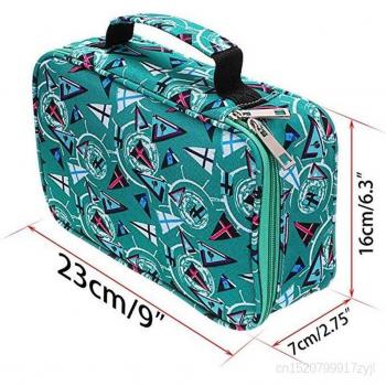 Large Flower Stars Printing Pencil Case with 72 Slots