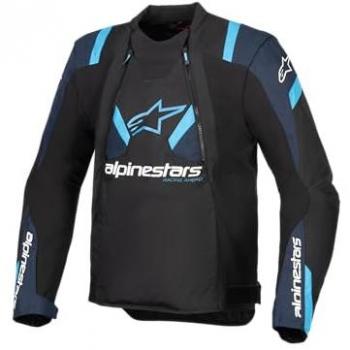 Blouson Moto Alpinestars T‑Stunt Air Noir Bleu – Taille L
