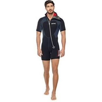 Seac Hommes Flex Evo Maillot de Plongée, Noir, Taille M