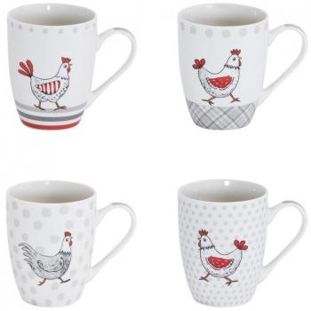 Coffret de 4 mugs Jacquotte 34 cl Collection Automne