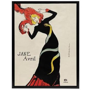 Jane Avril Canvas Art – Snake Dress Portrait, 12 W x 16 H