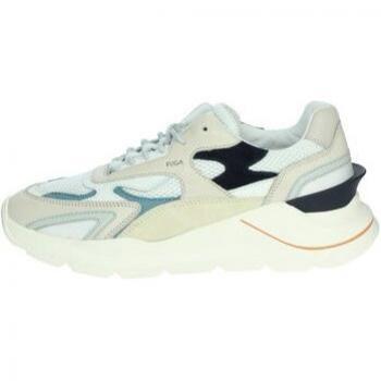 White‑Blue Jaquard Escape Sneaker (D.A.T.E.) – Size 12 US, M401-FG-JQ-WL