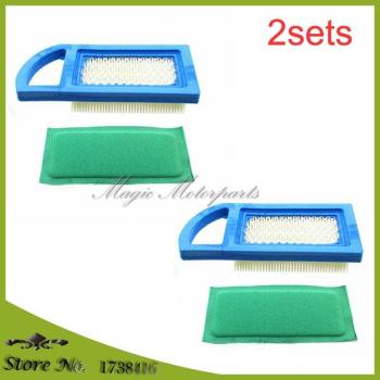 2x Air Filter for Briggs & Stratton 698413