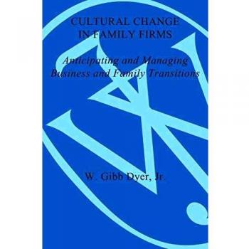 Cultural change in family firms paperback