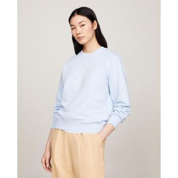 Sweat-shirt Tommy Hilfiger REG FLAG SCRIPT CNK SWTSHRT Bleu EU XS