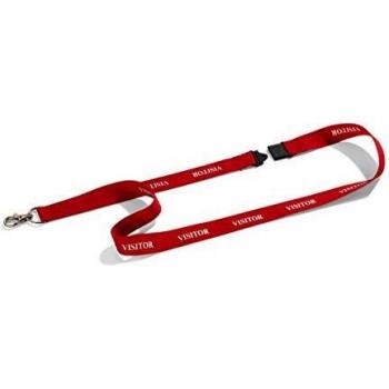 DURABLE Textilband 20 'VISITOR' mit Karabiner 1 Pg. à 10 Stück 823803