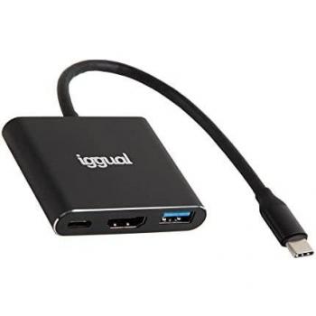 Hub USB iggual IGG318461