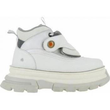 Bottes Core 2 1643 en cuir blanc – Plate-forme 6,5 cm