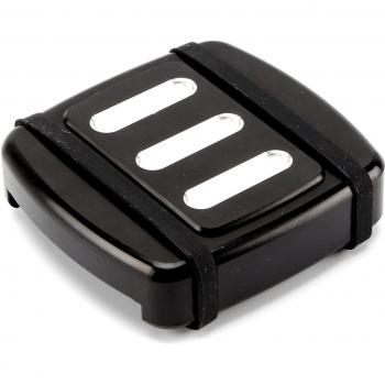 CNC Diamond Black Brake Pedal Pad Cover for Harley Dyna Fat Bob FXDF FXDL1993 Softail FXSTS 1984
