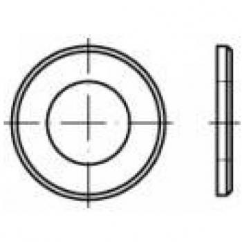 TOOLCRAFT Edelstahlunterlegscheiben 8,4 mm 16 mm 500 St. A4